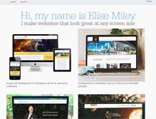 Tablet Screenshot of elisemiley.com